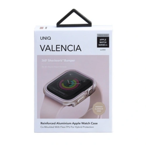 Etui UNIQ Valencia Apple Watch 4/5/6/7/8/9/SE 44/45mm różowo-złoty/blush gold pink