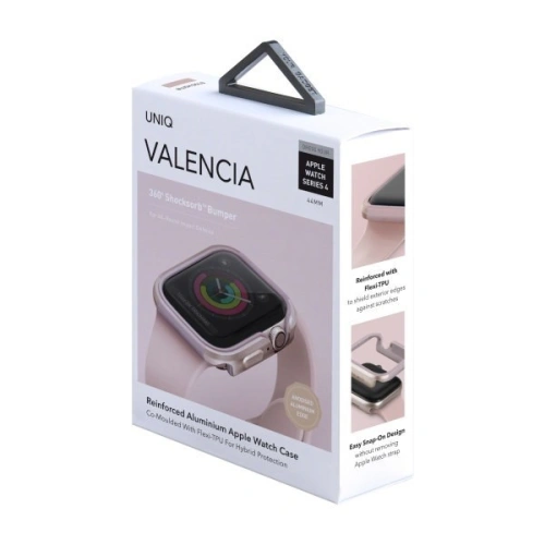 Etui UNIQ Valencia Apple Watch 4/5/6/7/8/9/SE 44/45mm różowo-złoty/blush gold pink