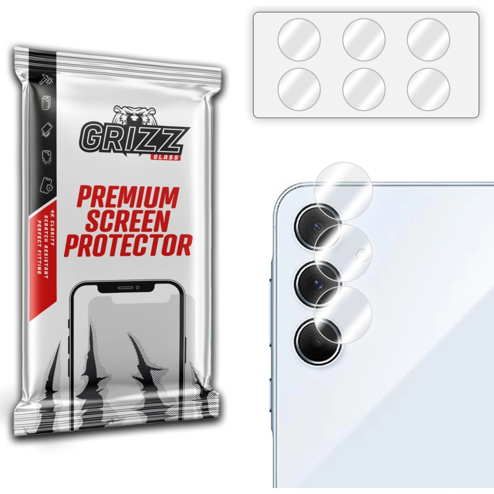 Hurtownia GSM - Sklo na aparát GrizzGlass HybridGlass Camera pro Samsung Galaxy A55 - GRZ8888 - {ean13} - Hurt