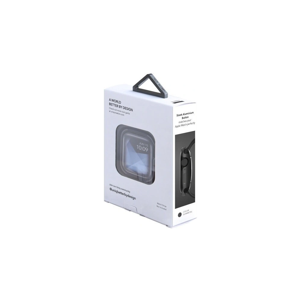 Wholesale UNIQ Valencia case Apple Watch 4/5/6/7/8/9/SE 44/45mm gray/gunmetal grey - UNIQ111GUNMETALGRY - {ean13} - Hurt