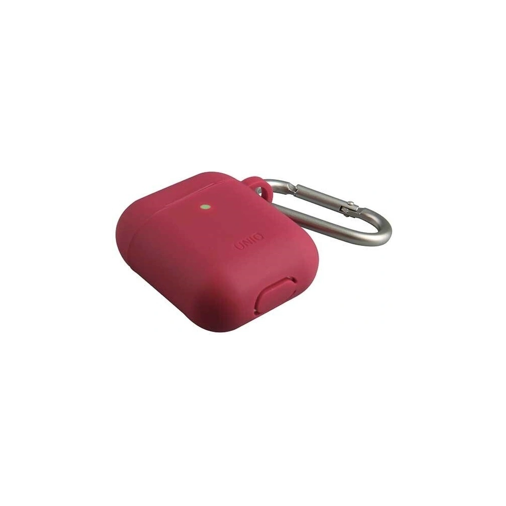 Hurtownia GSM - Etui UNIQ Vencer Apple AirPods 1/2 Silicone bordowy/burgundy maroon - UNIQ113BURGUNDY - {ean13} - Hurt