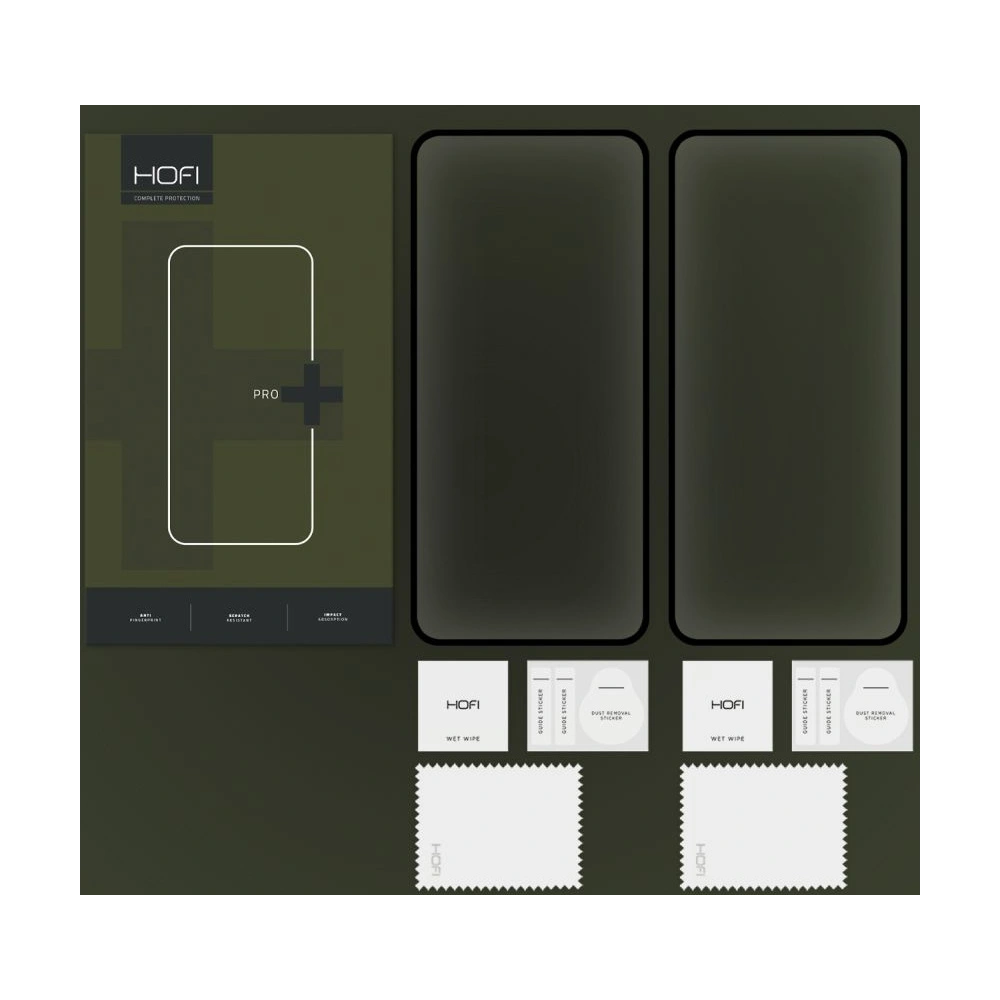 Hurtownia GSM - Szkło hartowane Hofi Glass Pro+ Nothing Phone 2a Black [2 PACK] - HOFI487 - {ean13} - Hurt