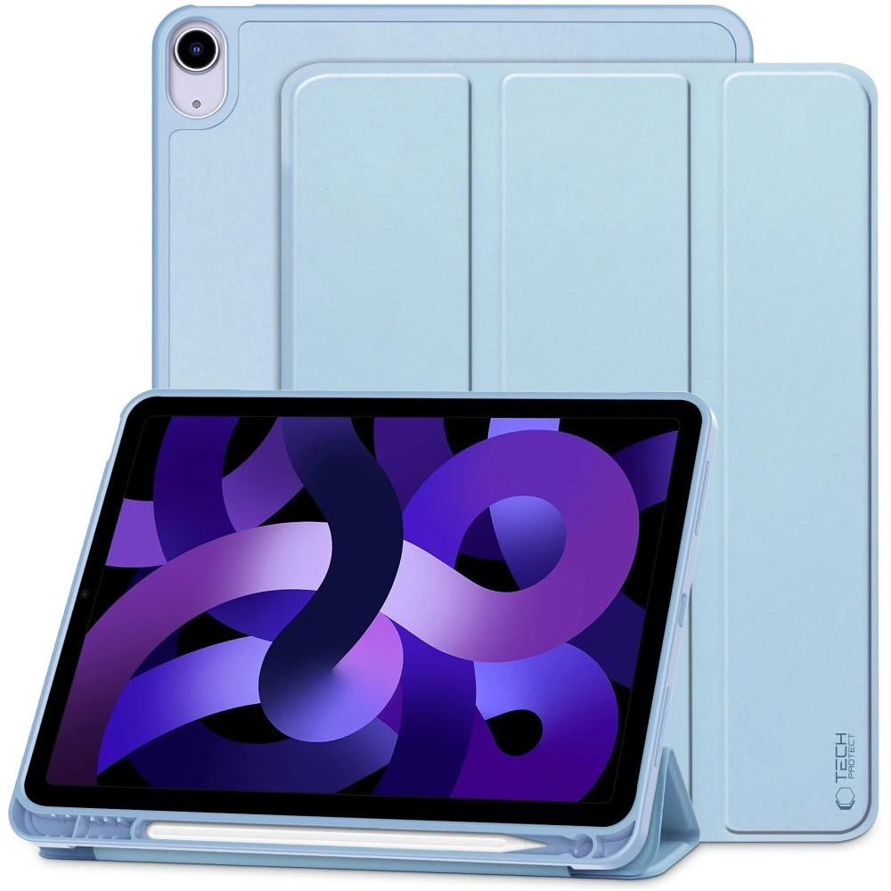 Hurtownia GSM - Etui Tech-Protect SmartCase Pen Apple iPad Air 10.9 2020/2022 (4. și 5. generație) / iPad Air 11 2024 (6. generație) Sky Blue - THP2721 - {ean13} - Hurt