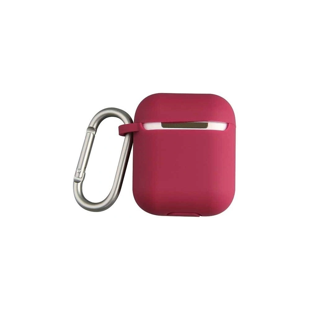 Hurtownia GSM - Etui UNIQ Vencer Apple AirPods 1/2 Silicone bordowy/burgundy maroon - UNIQ113BURGUNDY - {ean13} - Hurt
