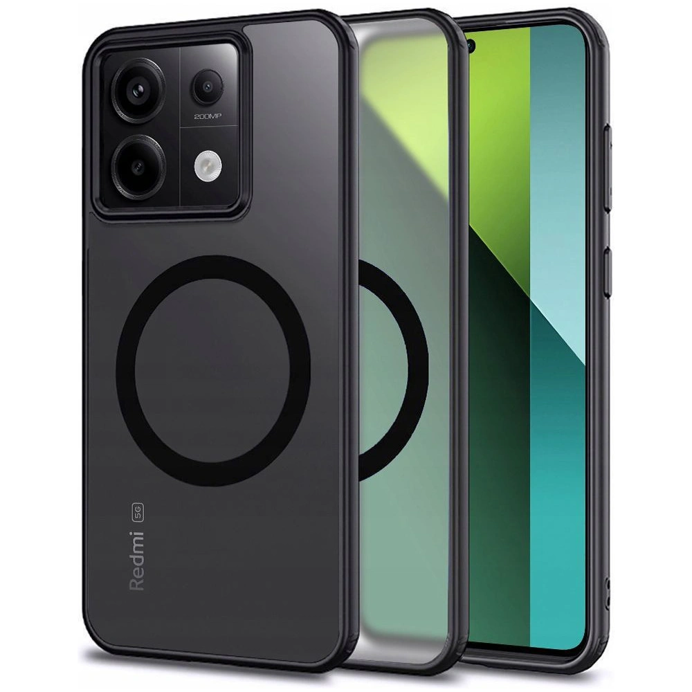Hurtownia GSM - Etui Tech-Protect MagMat MagSafe Xiaomi Redmi Note 13 Pro 5G / POCO X6 5G Matná černá - THP2722 - {ean13} - Hurt