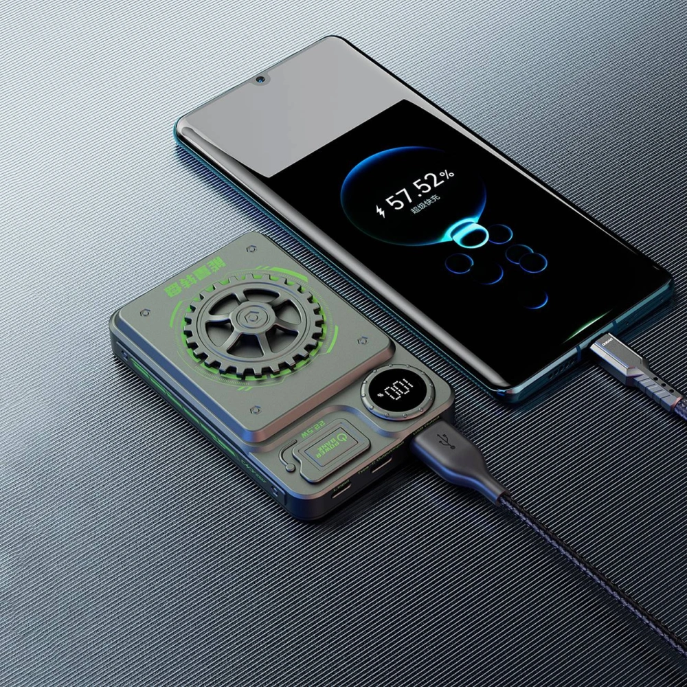 Hurtownia GSM - Powerbank Dudao K24 USB-A, USB-C 10000mAh šedý - DDA348 - {ean13} - Hurt
