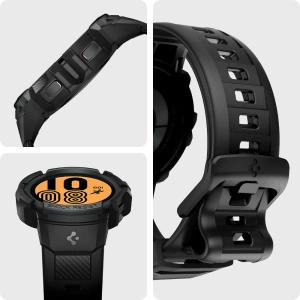 Hurtownia GSM - [OUTLET] Pásek Spigen Rugged Armor Pro Samsung Galaxy Watch 4 44mm Charcoal Gray - OT-589 - {ean13} - Hurt