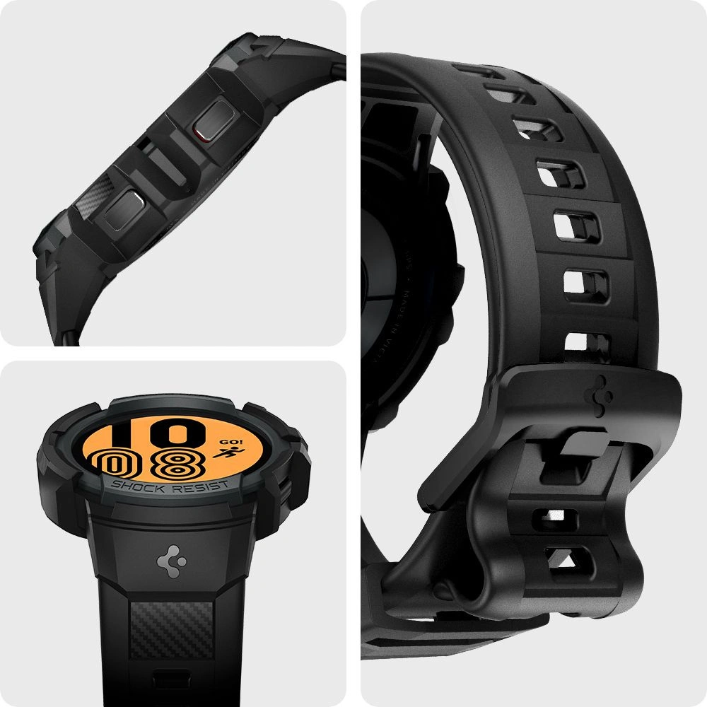 Hurtownia GSM - [OUTLET] Pánt Spigen Rugged Armor Pro Samsung Galaxy Watch 4 44mm Szénszürke - OT-589 - {ean13} - Hurt