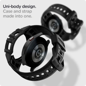 Hurtownia GSM - [OUTLET] Pásek Spigen Rugged Armor Pro Samsung Galaxy Watch 4 44mm Charcoal Gray - OT-589 - {ean13} - Hurt