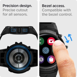 Hurtownia GSM - [OUTLET] Pánt Spigen Rugged Armor Pro Samsung Galaxy Watch 4 44mm Szénszürke - OT-589 - {ean13} - Hurt