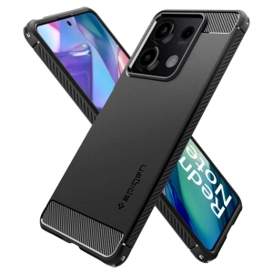 Hurtownia GSM - Etui Spigen Rugged Armor Xiaomi Redmi Note 13 5G Matt Fekete - SPN3377 - {ean13} - Hurt