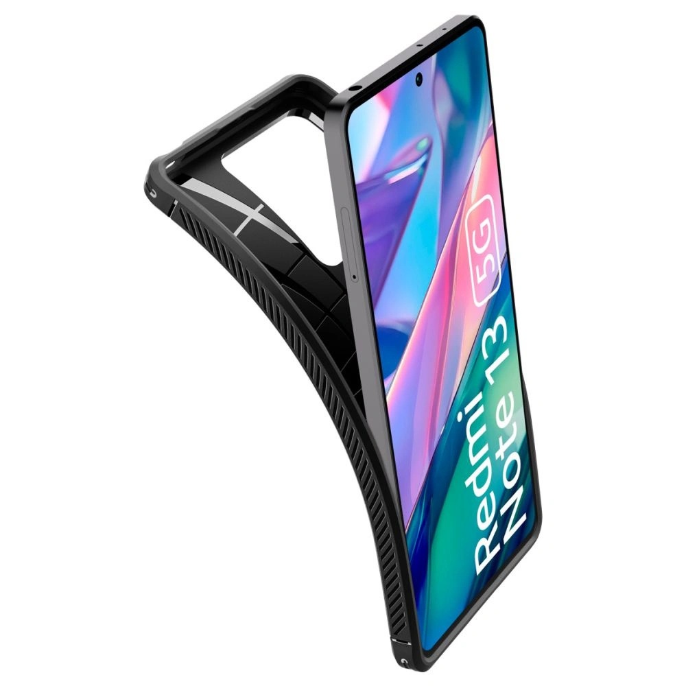 Hurtownia GSM - Case Spigen Rugged Armor Xiaomi Redmi Note 13 5G Matt Schwarz - SPN3377 - {ean13} - Hurt