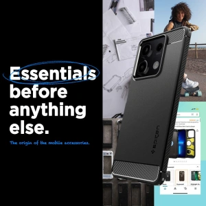 Hurtownia GSM - Etui Spigen Rugged Armor Xiaomi Redmi Note 13 5G Matt Fekete - SPN3377 - {ean13} - Hurt