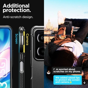 Hurtownia GSM - Etui Spigen Rugged Armor Xiaomi Redmi Note 13 5G Matt Fekete - SPN3377 - {ean13} - Hurt