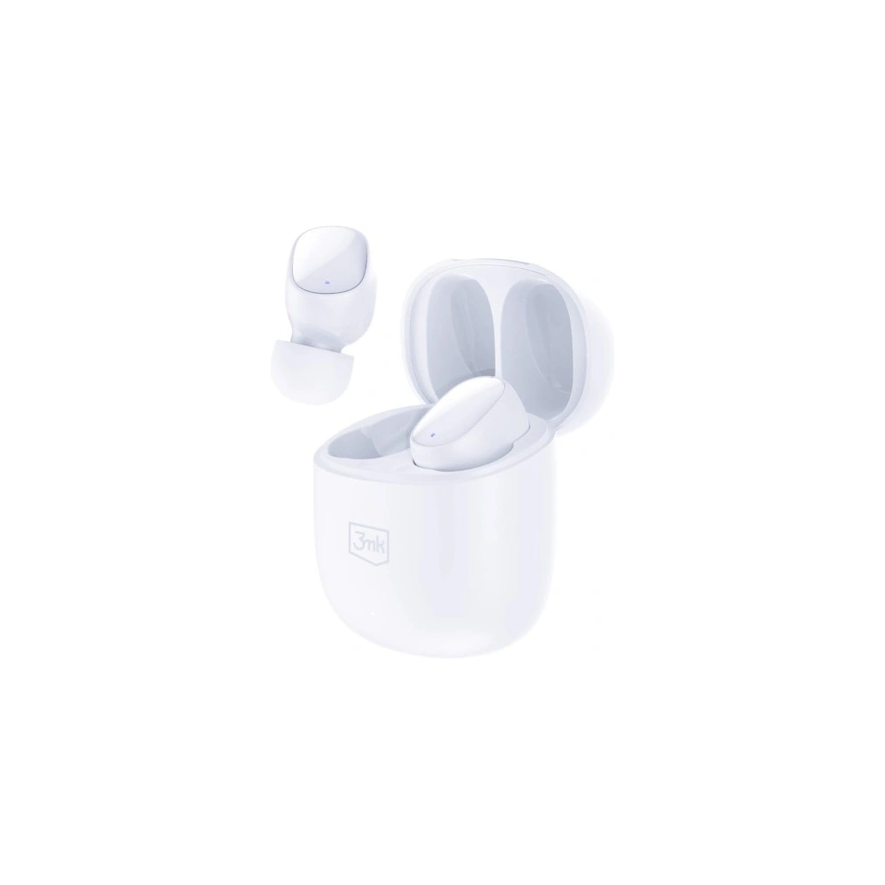 Hurtownia GSM - Vezeték nélküli fülhallgató 3MK FlowBuds Bluetooth 5.3 fehér - 3MK5869 - {ean13} - Hurt