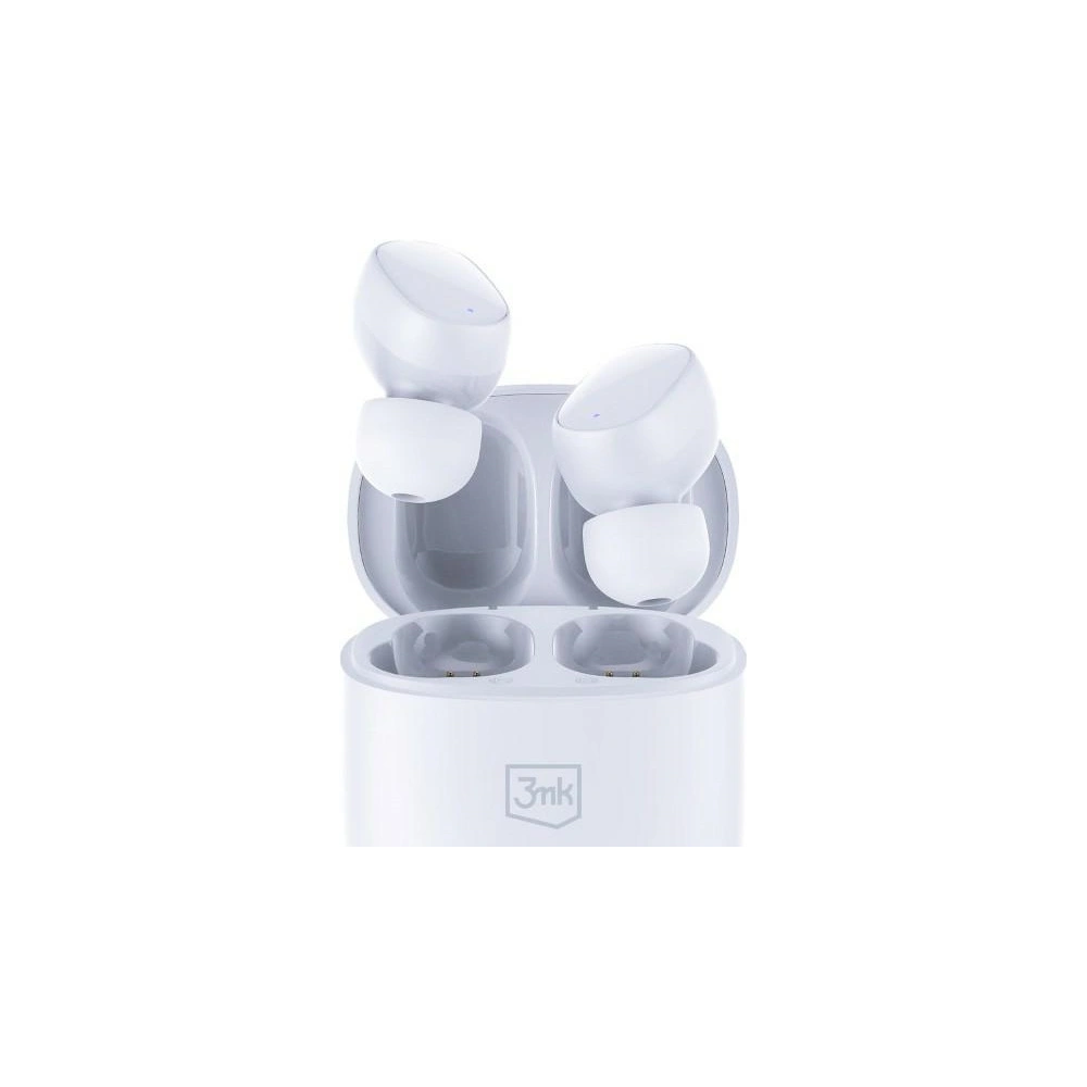 Hurtownia GSM - Vezeték nélküli fülhallgató 3MK FlowBuds Bluetooth 5.3 fehér - 3MK5869 - {ean13} - Hurt