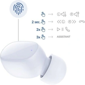 Wholesale 3MK FlowBuds Bluetooth 5.3 wireless headphones white - 3MK5869 - {ean13} - Hurt