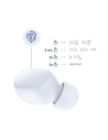 Hurtownia GSM - Słuchawki dokanałowe bezprzewodowe 3MK FlowBuds Bluetooth 5.3 białe - 3MK5869 - {ean13} - Hurt