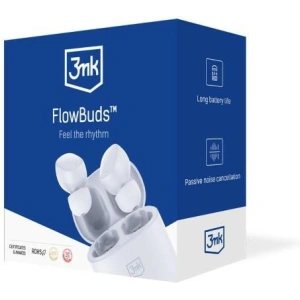 Wholesale 3MK FlowBuds Bluetooth 5.3 wireless headphones white - 3MK5869 - {ean13} - Hurt