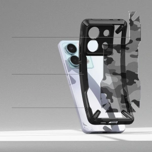 Hurtownia GSM - Case Ringke Fusion-X Xiaomi Redmi Note 13 Pro 5G / POCO X6 5G Camo Schwarz - RGK1960 - {ean13} - Hurt