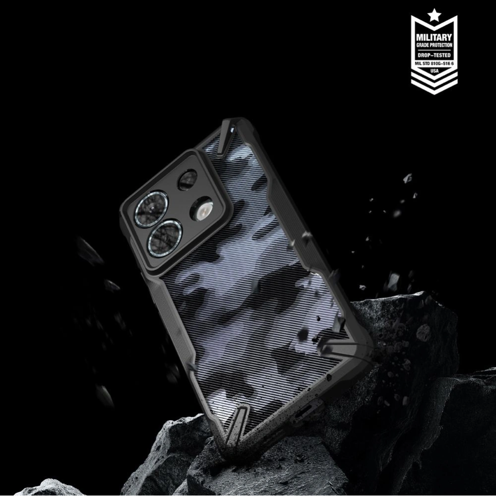 Hurtownia GSM - Case Ringke Fusion-X Xiaomi Redmi Note 13 Pro 5G / POCO X6 5G Camo Schwarz - RGK1960 - {ean13} - Hurt