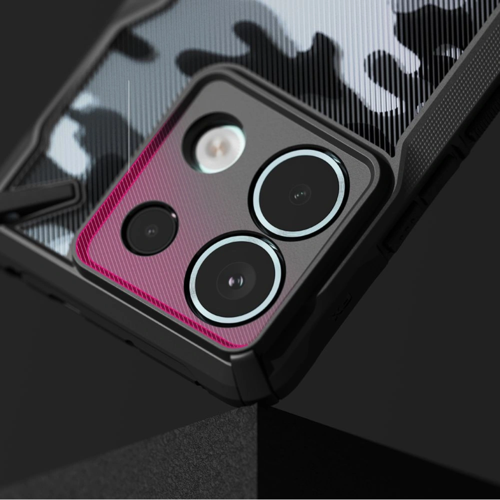 Hurtownia GSM - Case Ringke Fusion-X Xiaomi Redmi Note 13 Pro 5G / POCO X6 5G Camo Schwarz - RGK1960 - {ean13} - Hurt