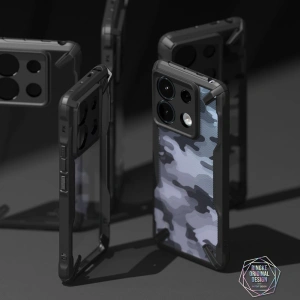 Hurtownia GSM - Case Ringke Fusion-X Xiaomi Redmi Note 13 Pro 5G / POCO X6 5G Camo Schwarz - RGK1960 - {ean13} - Hurt