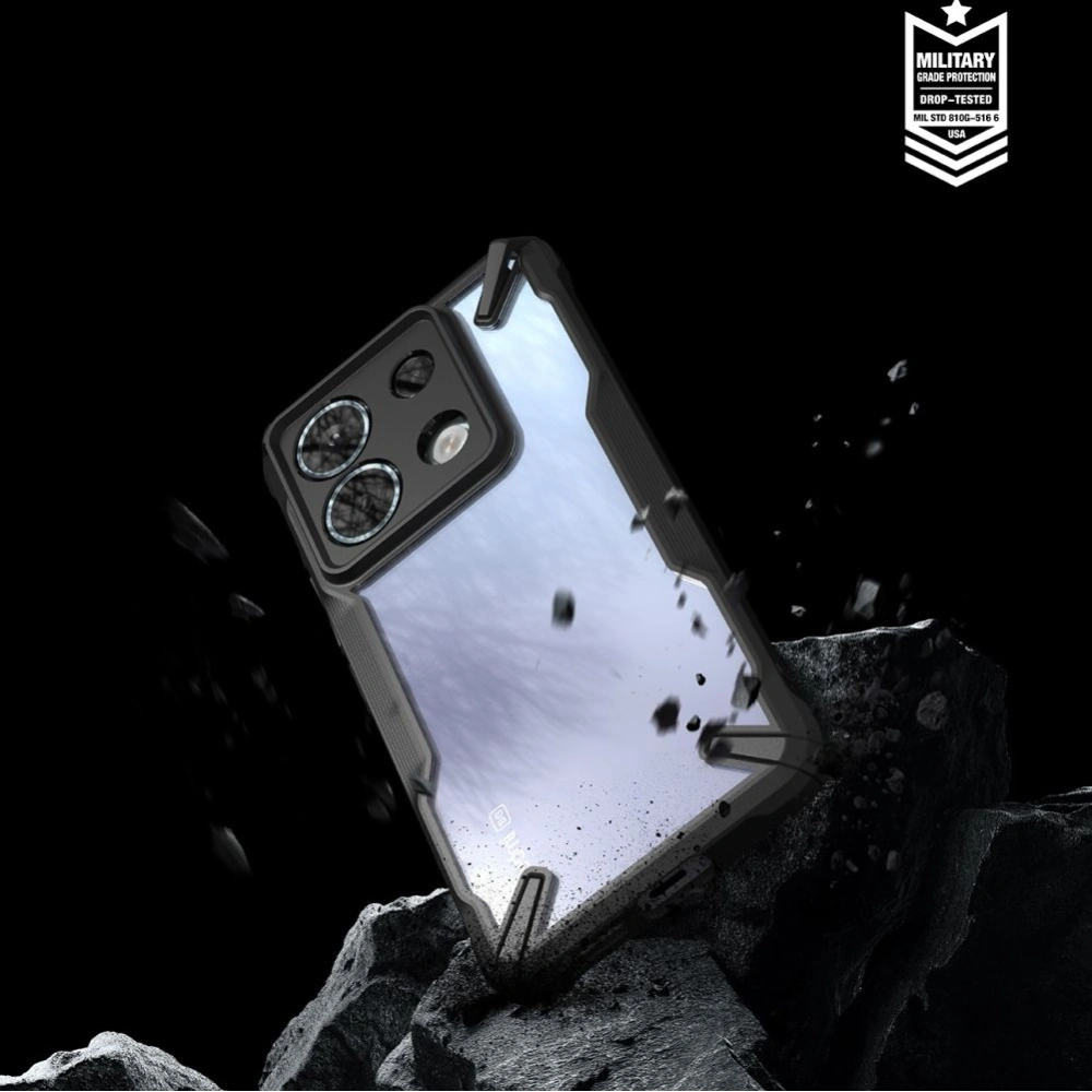 Hurtownia GSM - Case Ringke Fusion-X Xiaomi Redmi Note 13 Pro 5G / POCO X6 5G Schwarz - RGK1961 - {ean13} - Hurt