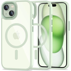 Hurtownia GSM - Etui Tech-Protect MagMat MagSafe Apple iPhone 15 verde/transparent - THP2727 - {ean13} - Hurt