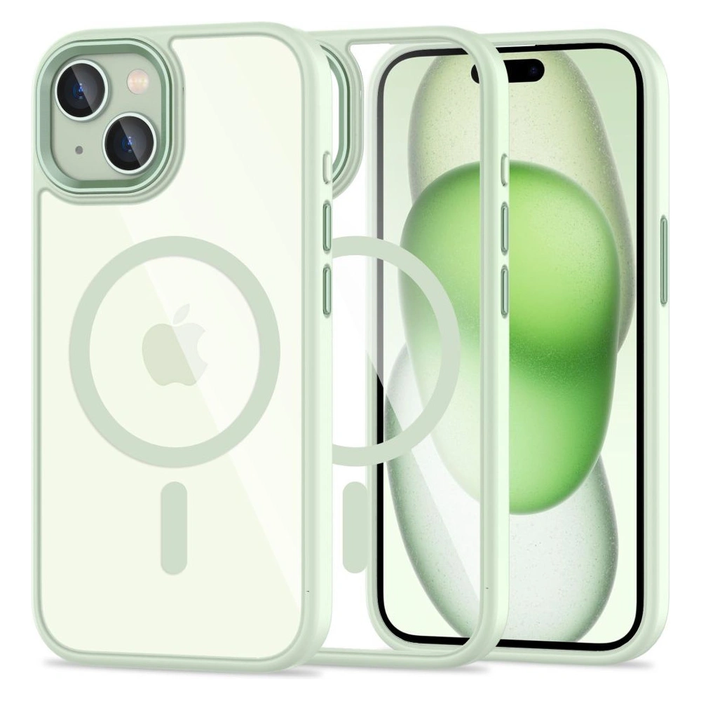 Hurtownia GSM - Etui Tech-Protect MagMat MagSafe Apple iPhone 15 verde/transparent - THP2727 - {ean13} - Hurt