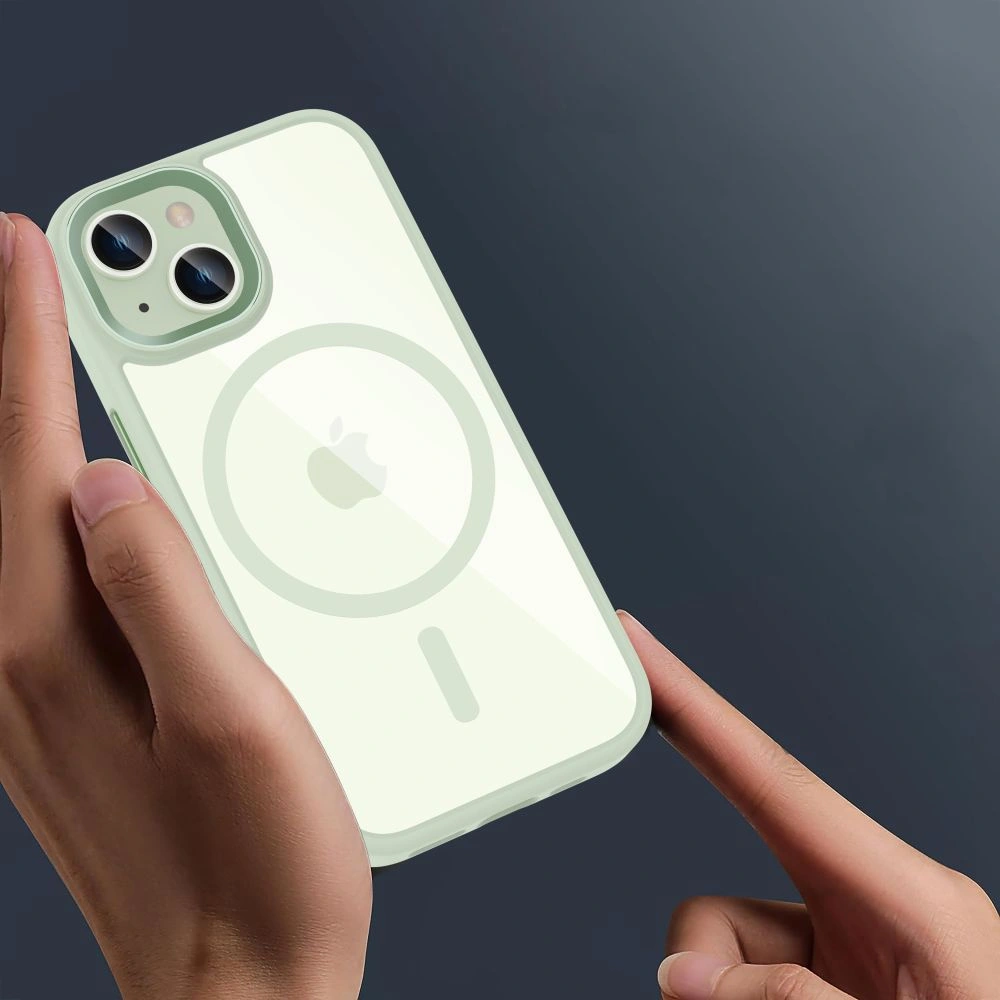 Hurtownia GSM - Tok Tech-Protect MagMat MagSafe Apple iPhone 15 zöld/átlátszó - THP2727 - {ean13} - Hurt