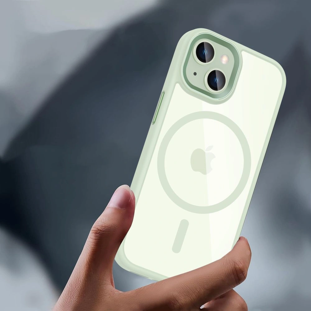 Hurtownia GSM - Tok Tech-Protect MagMat MagSafe Apple iPhone 15 zöld/átlátszó - THP2727 - {ean13} - Hurt