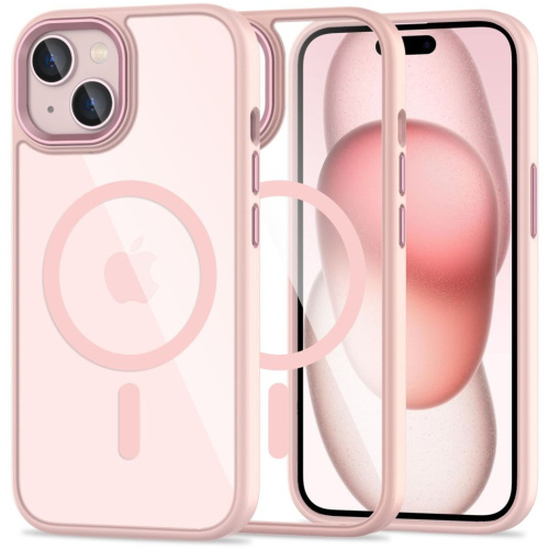 Tech-Protect Distributor - 5906302307999 - THP2728 - Tech-Protect MagMat MagSafe Apple iPhone 15 pink/clear - B2B homescreen