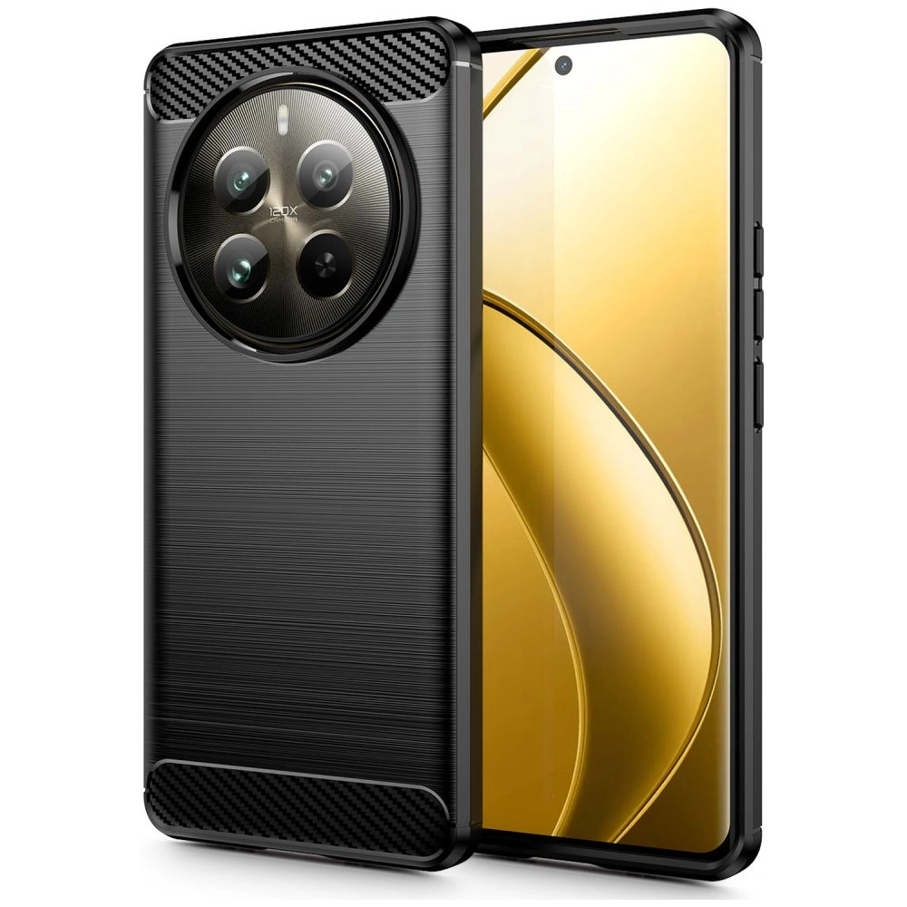Hurtownia GSM - Case Tech-Protect TPUCarbon realme 12 Pro 5G / 12 Pro+ Plus 5G Schwarz - THP2729 - {ean13} - Hurt