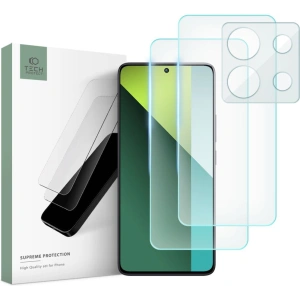 Hurtownia GSM - Gehärtetes Glas Tech-Protect Supreme Set Xiaomi Redmi Note 13 Pro 5G / Poco X6 5G Clear [2+1 PACK] - THP2730 - {ean13} - Hurt