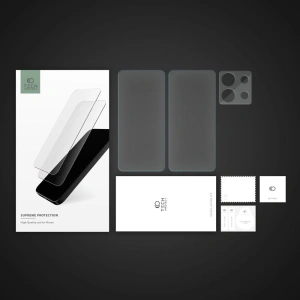 Hurtownia GSM - Gehärtetes Glas Tech-Protect Supreme Set Xiaomi Redmi Note 13 Pro 5G / Poco X6 5G Clear [2+1 PACK] - THP2730 - {ean13} - Hurt