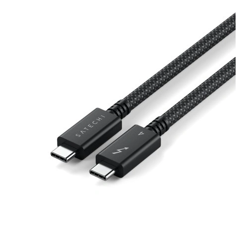 Kabel Satechi USB-C / USB-C Thunderbolt 4 1m braided black
