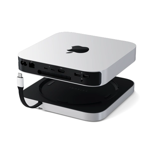 Podstawka Satechi Stand & Hub Apple Mac Mini / Studio 2x USB-A 3.0, USB-A 3.2, USB-C 3.2, jack 3.5mm, micro/SD, NVMe M.2