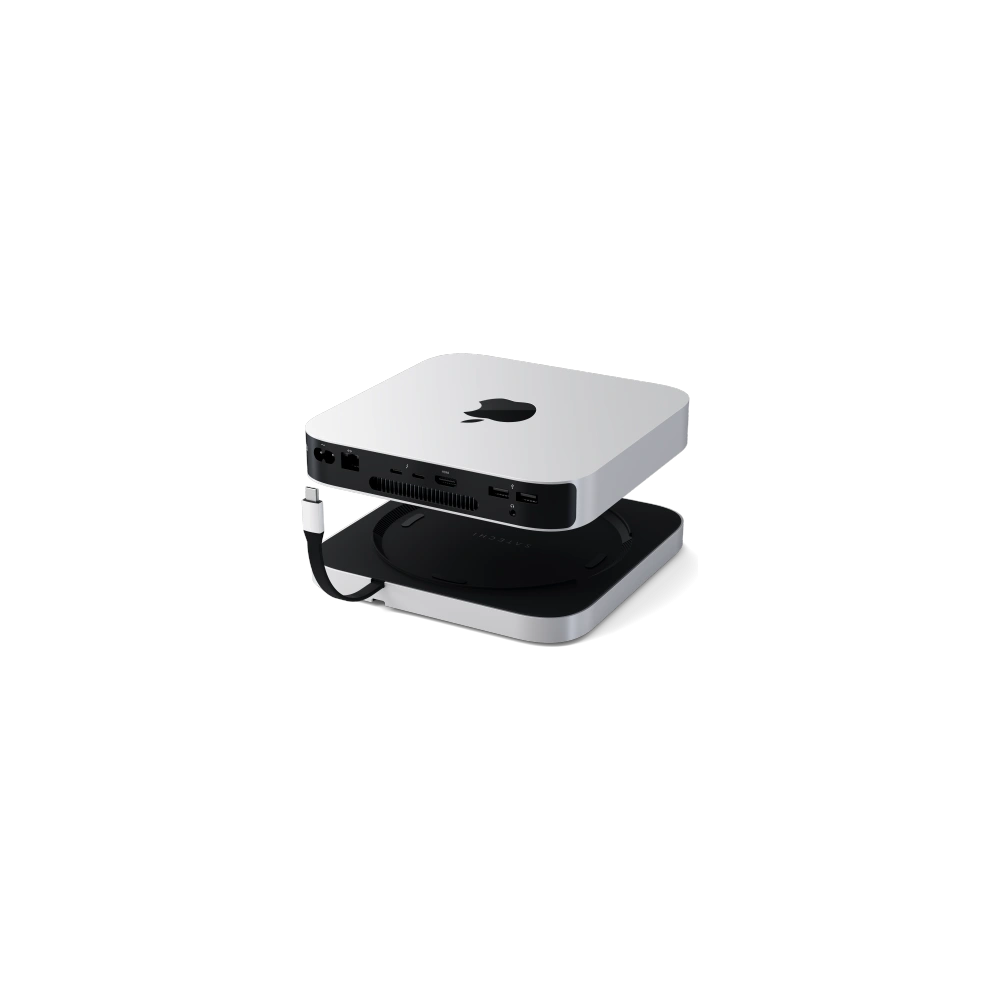 Hurtownia GSM - Suport Satechi Stand & Hub Apple Mac Mini / Studio 2x USB-A 3.0, USB-A 3.2, USB-C 3.2, jack 3.5mm, micro/SD, NVMe M.2 - STH108 - {ean13} - Hurt