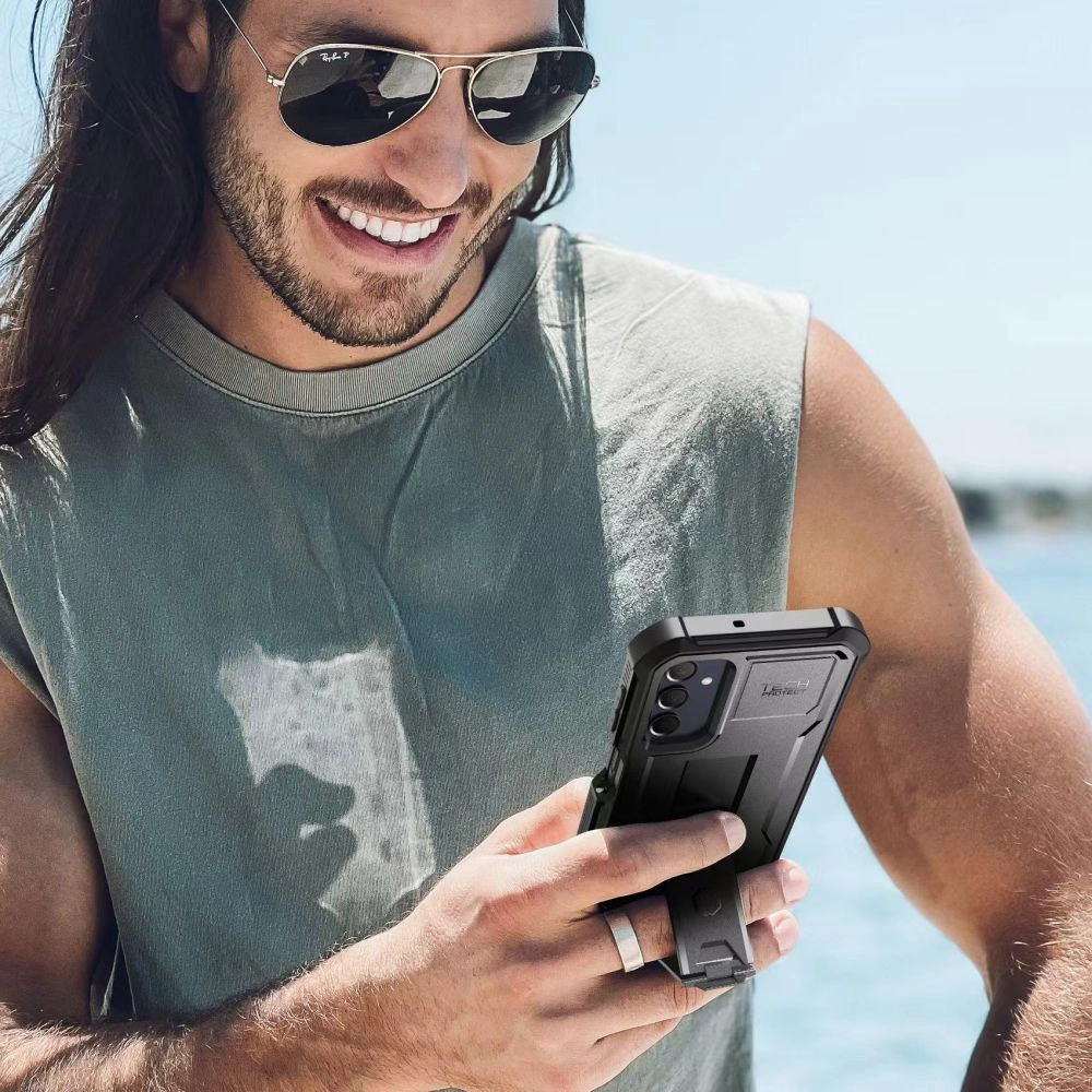 Hurtownia GSM - Etui Tech-Protect Kevlar Pro Samsung Galaxy A25 5G Černá - THP2731 - {ean13} - Hurt