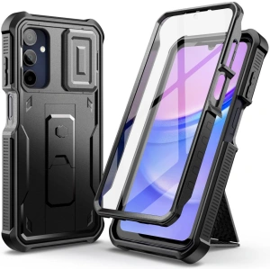 Hurtownia GSM - Etui Tech-Protect Kevlar Cam+ Samsung Galaxy A15 4G / 5G Fekete - THP2732 - {ean13} - Hurt