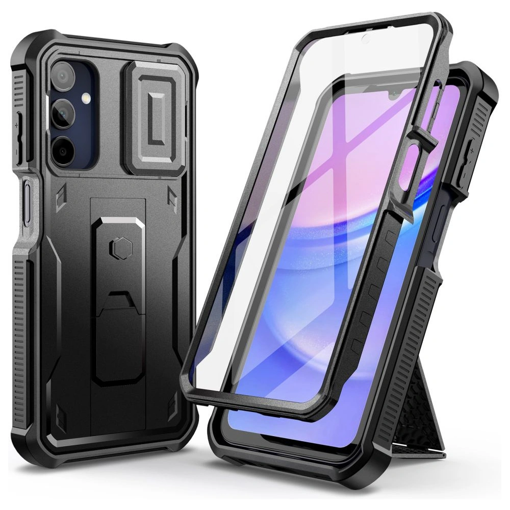 Hurtownia GSM - Etui Tech-Protect Kevlar Cam+ Samsung Galaxy A15 4G / 5G černé - THP2732 - {ean13} - Hurt