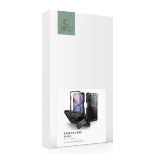 Hurtownia GSM - Etui Tech-Protect Kevlar Cam+ Samsung Galaxy A15 4G / 5G Fekete - THP2732 - {ean13} - Hurt