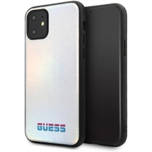Hurtownia GSM - Etui Guess GUHCN61BLD Apple iPhone 11 argintiu/silver hard case Iridescent - GUE196SLV - {ean13} - Hurt