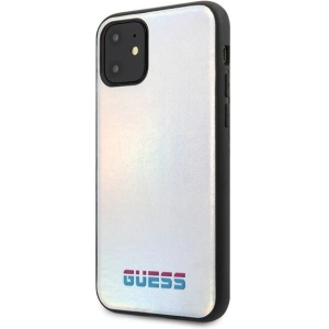 Hurtownia GSM - Etui Guess GUHCN61BLD Apple iPhone 11 argintiu/silver hard case Iridescent - GUE196SLV - {ean13} - Hurt