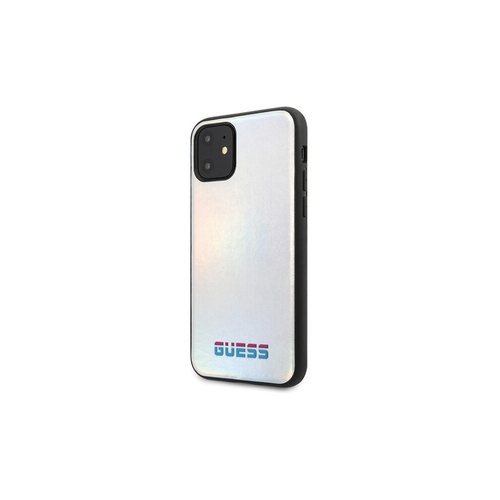 Wholesale Guess GUHCN61BLD iPhone 11 silver hard case Iridescent - GUE196SLV - {ean13} - Hurt