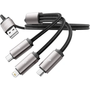 Hurtownia GSM - Kábel 3w1 Tech-Protect Ultraboost USB-A / microUSB, USB-C, Lightning 3.5A 1m Szürke - THP2736 - {ean13} - Hurt