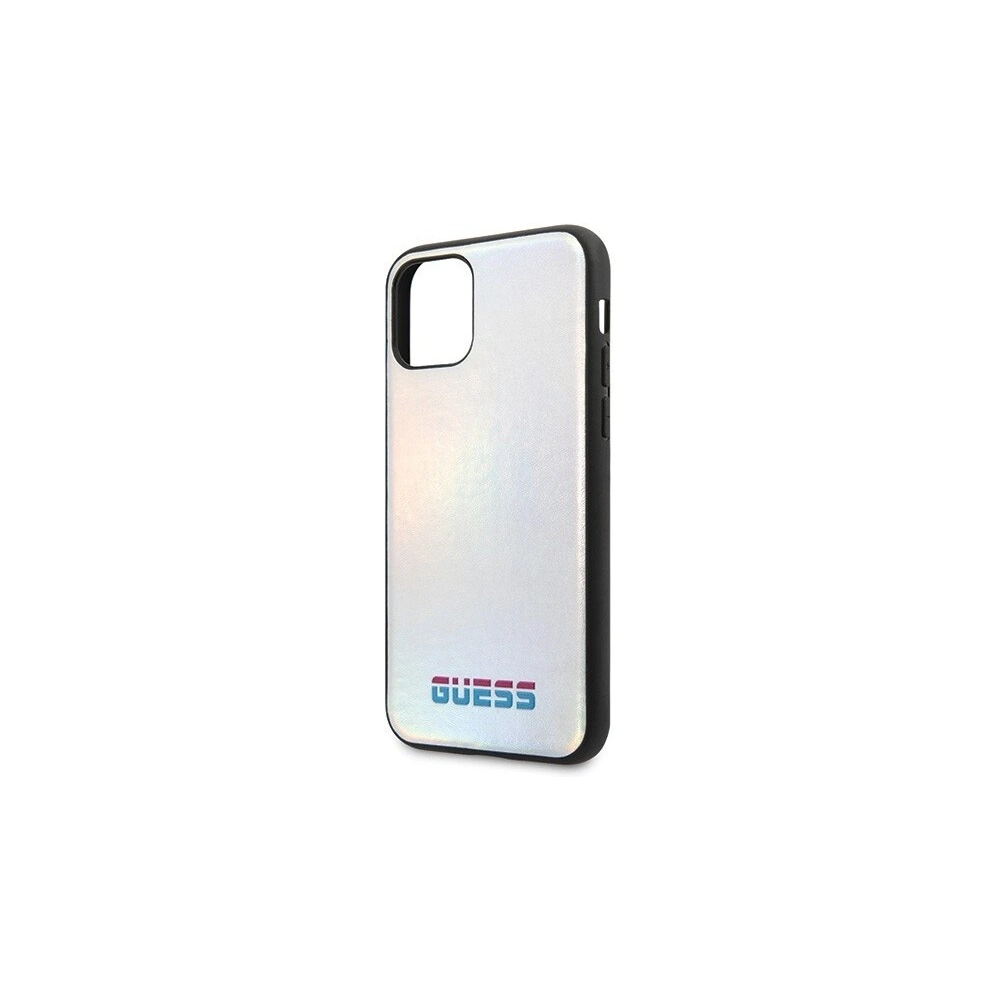 Wholesale Guess GUHCN61BLD iPhone 11 silver hard case Iridescent - GUE196SLV - {ean13} - Hurt