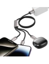 Hurtownia GSM - Kabel 3w1 Tech-Protect Ultraboost USB-A / microUSB, USB-C, Lightning 3.5A 1m Grau - THP2736 - {ean13} - Hurt