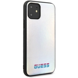 Hurtownia GSM - Etui Guess GUHCN61BLD Apple iPhone 11 argintiu/silver hard case Iridescent - GUE196SLV - {ean13} - Hurt